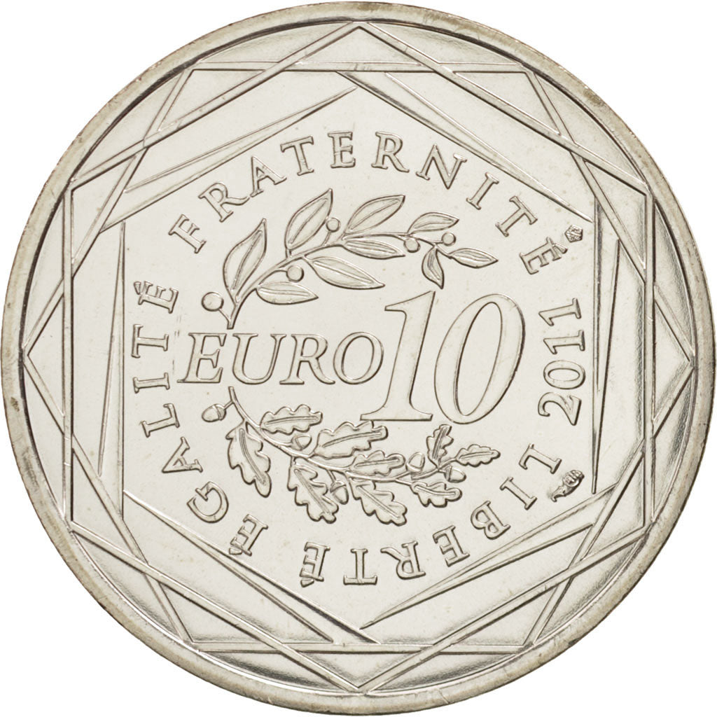 Coin, France, 10 Euro, 2011, MS(64), Silver, KM:1733