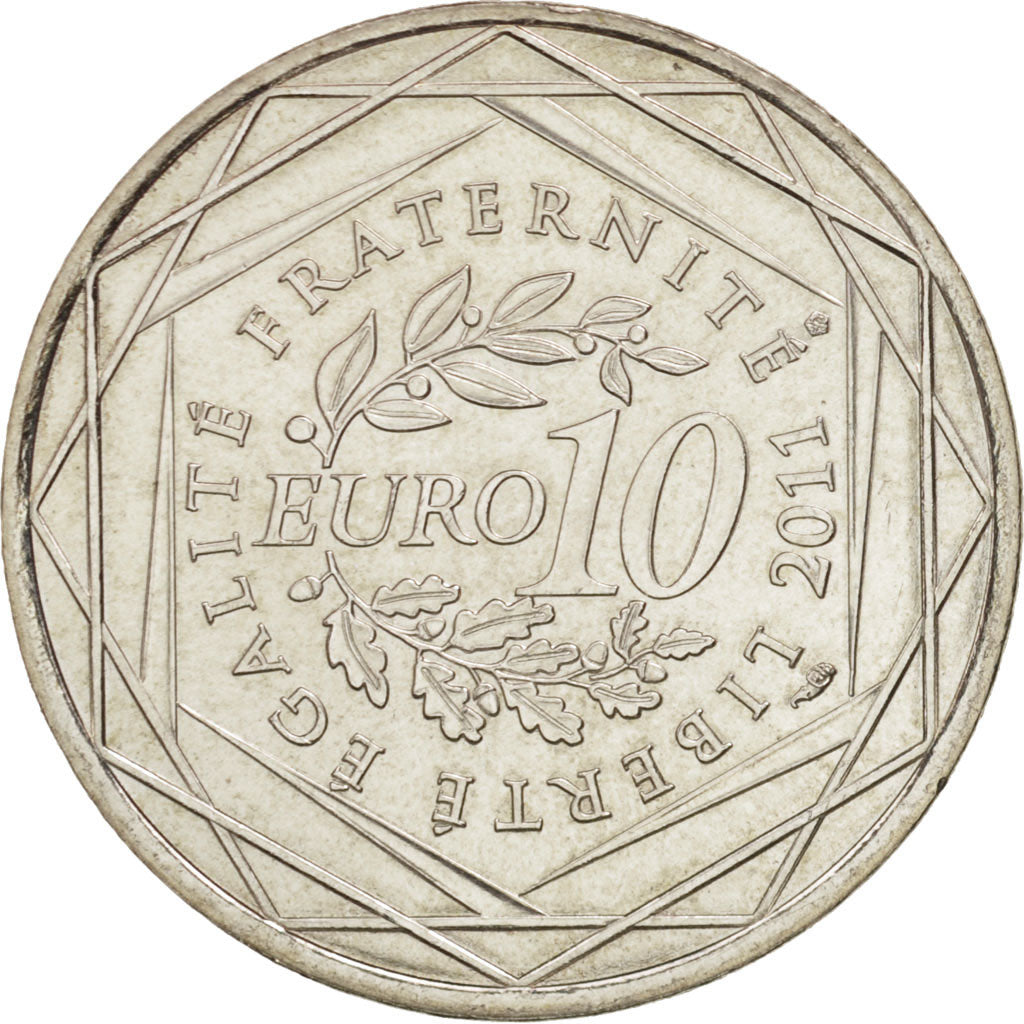 Coin, France, 10 Euro, 2011, MS(64), Silver, KM:1743