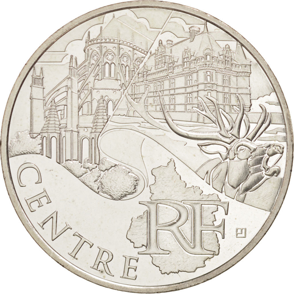 France, 10 Euro Centre, 2011, MS(63), Silver, KM:1732