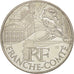 France, 10 Euro Franche-Comté, 2011, MS(65-70), Silver, KM:1735
