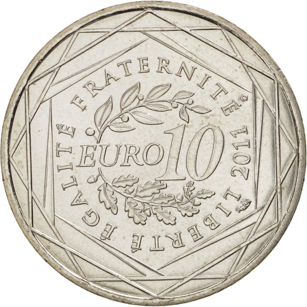Coin, France, 10 Euro, 2011, MS(64), Silver, KM:1748