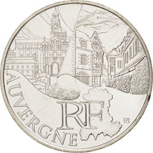 Francia, 10 Euro Auvergne, 2011, FDC, Argento, KM:1728
