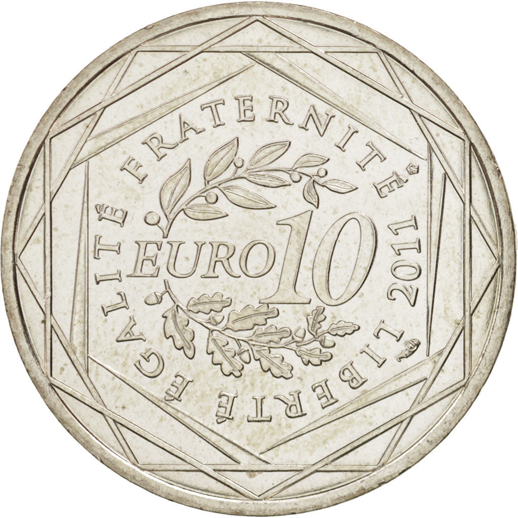 Coin, France, 10 Euro, 2011, MS(65-70), Silver, KM:1726