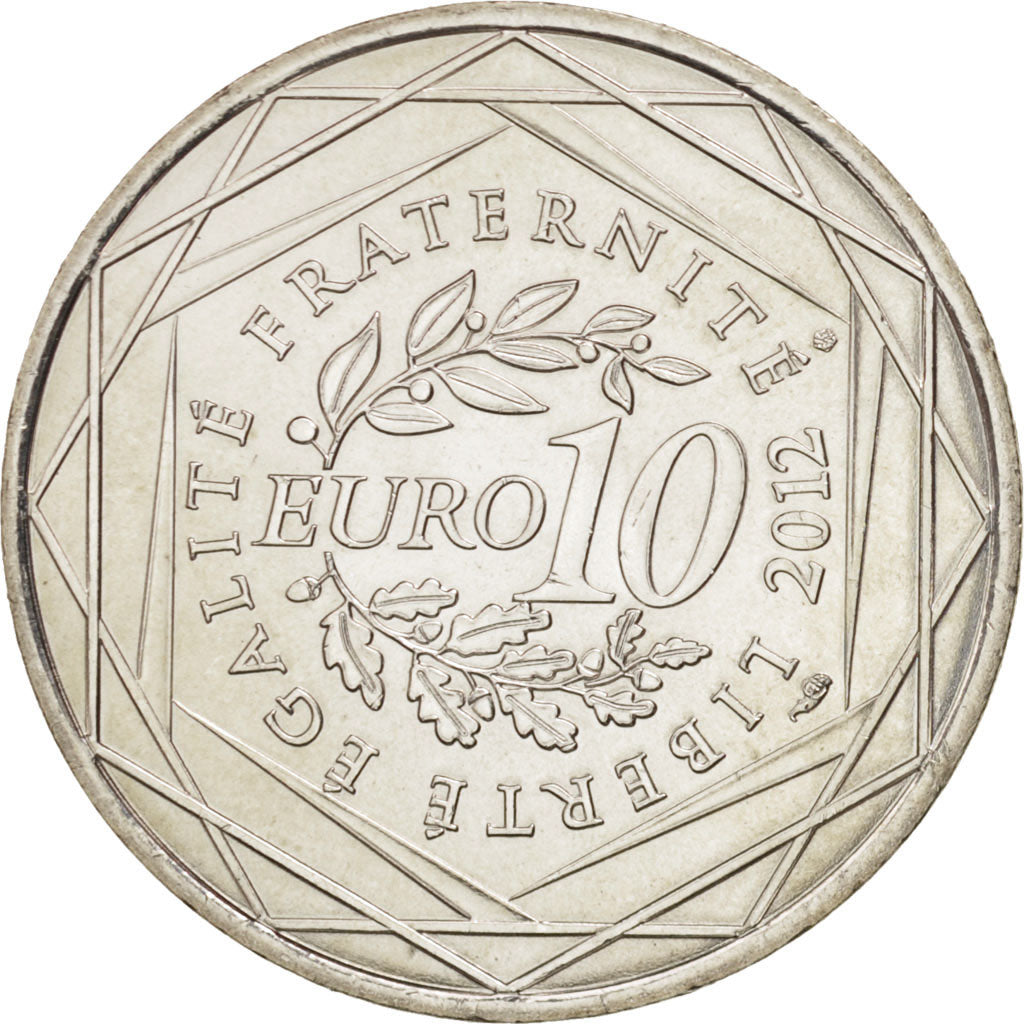 Coin, France, 10 Euro, 2012, MS(65-70), Silver, KM:1866