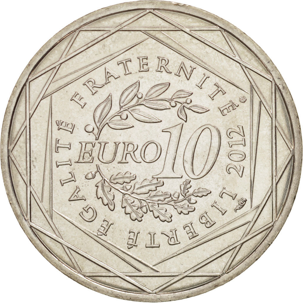 Coin, France, 10 Euro, 2012, MS(64), Silver, KM:1874