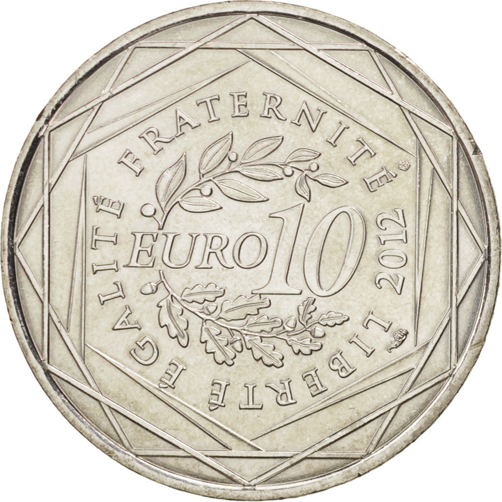 Coin, France, 10 Euro, 2012, MS(64), Silver, KM:1880