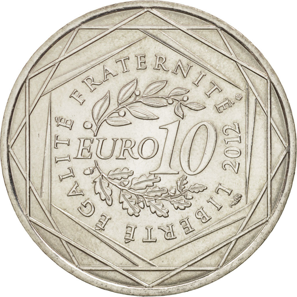 Coin, France, 10 Euro, 2012, MS(64), Silver, KM:1882