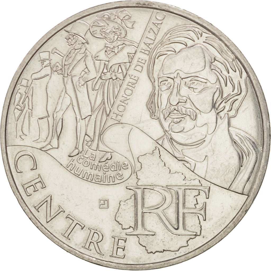 Munten, Frankrijk, 10 Euro, 2012, UNC-, Zilver, KM:1868