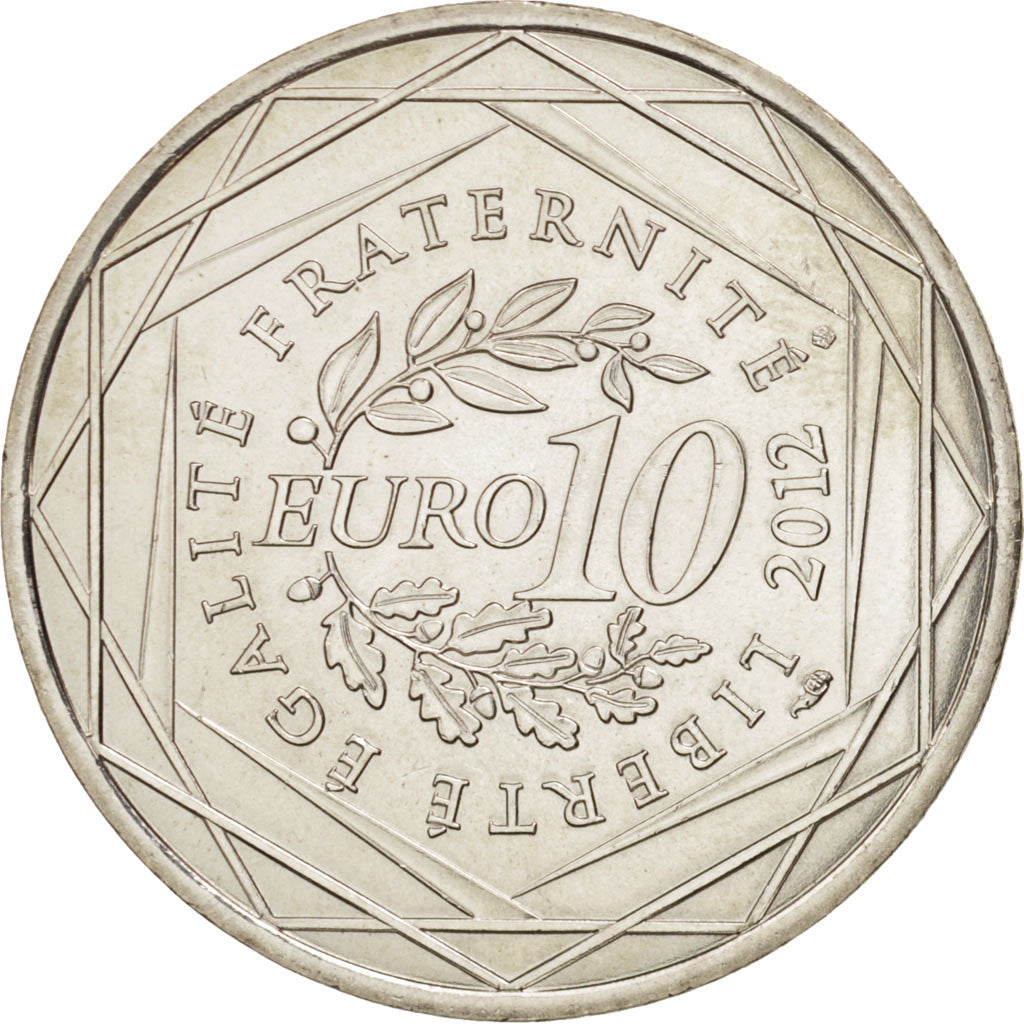 Coin, France, 10 Euro, 2012, MS(65-70), Silver, KM:1883