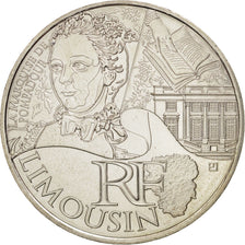 France, 10 Euro Limousin, 2012, MS(65-70), Silver, KM:1878