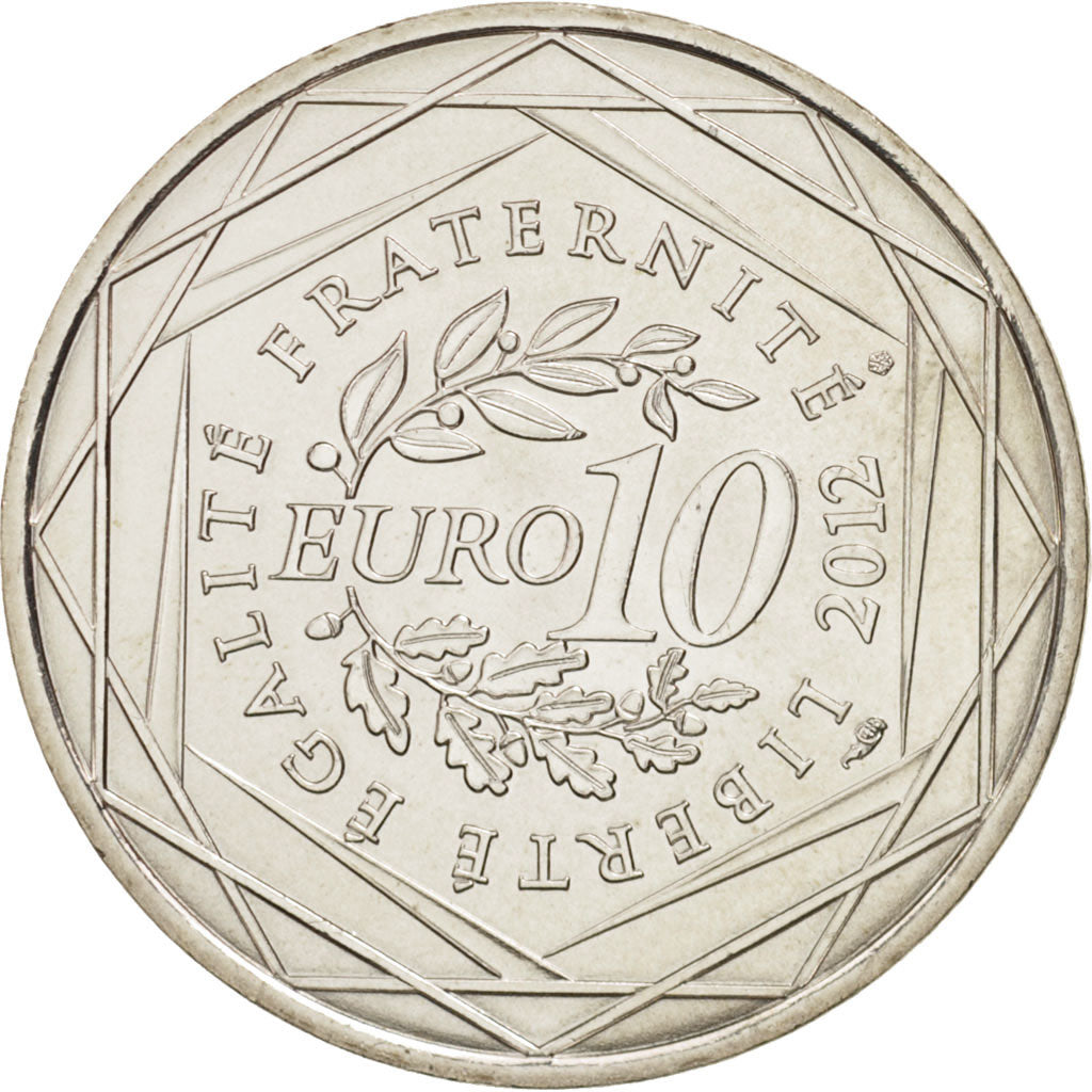 Coin, France, 10 Euro, 2012, MS(65-70), Silver, KM:1877