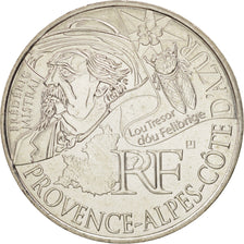 France, 10 Euro Provence-Alpes-Côte-d'Azur, 2012, MS(65-70), Silver, KM:1884