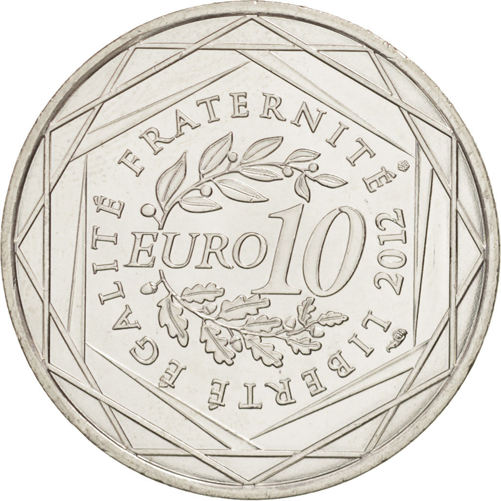 Coin, France, 10 Euro, 2012, MS(64), Silver, KM:1876