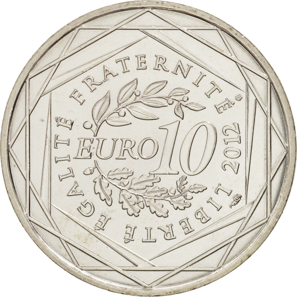 Coin, France, 10 Euro, 2012, MS(65-70), Silver, KM:1873