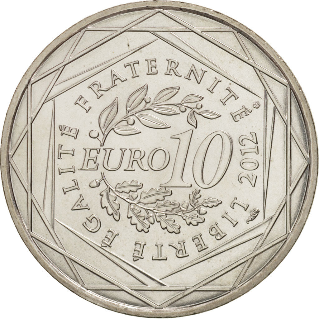 Coin, France, 10 Euro, 2012, MS(64), Silver, KM:1879