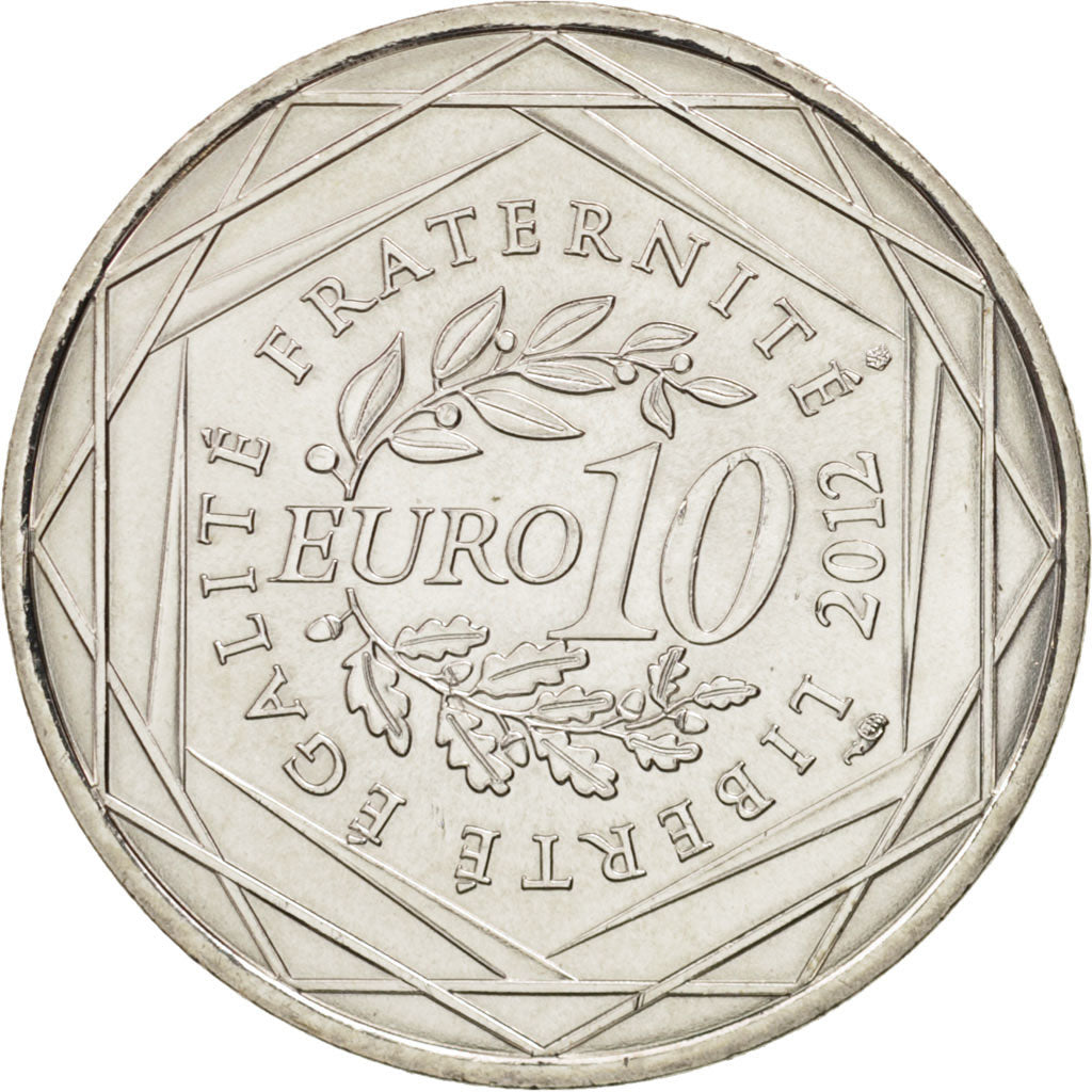 Coin, France, 10 Euro, 2012, MS(64), Silver, KM:1885