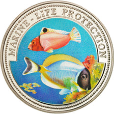 Moneda, Liberia, 5 Dollars, 1997, FDC, Plata