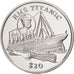 Moneta, Liberia, 20 Dollars, 1998, MS(65-70), Srebro, KM:364