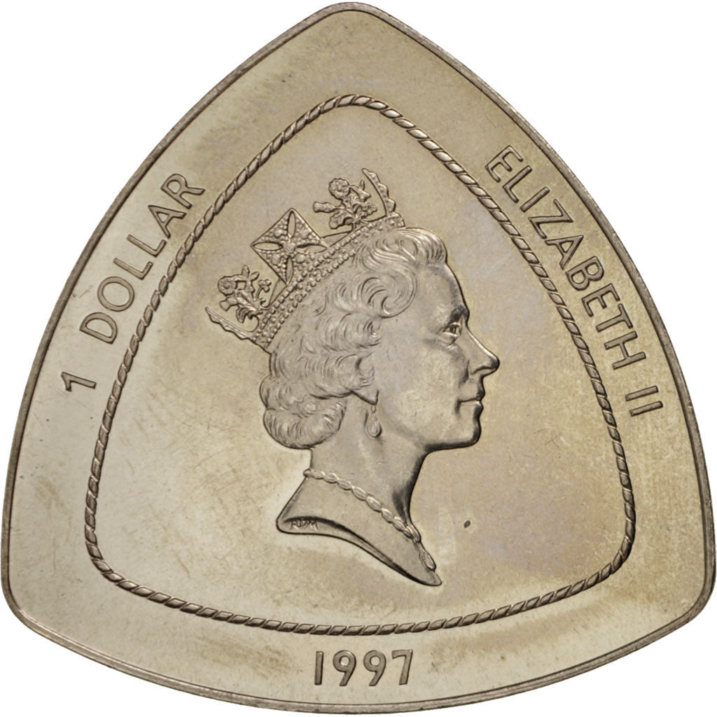 Bermuda, Elizabeth II, Dollar, 1997, MS(65-70), Copper-nickel, KM:95
