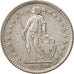 Coin, Switzerland, 2 Francs, 1960, Bern, AU(55-58), Silver, KM:21