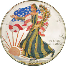 Coin, United States, Dollar, 2000, U.S. Mint, Philadelphia, MS(64), Silver
