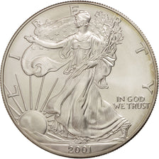 United States, Dollar, 2001, U.S. Mint, Philadelphia, MS(65-70), Silver, KM:273