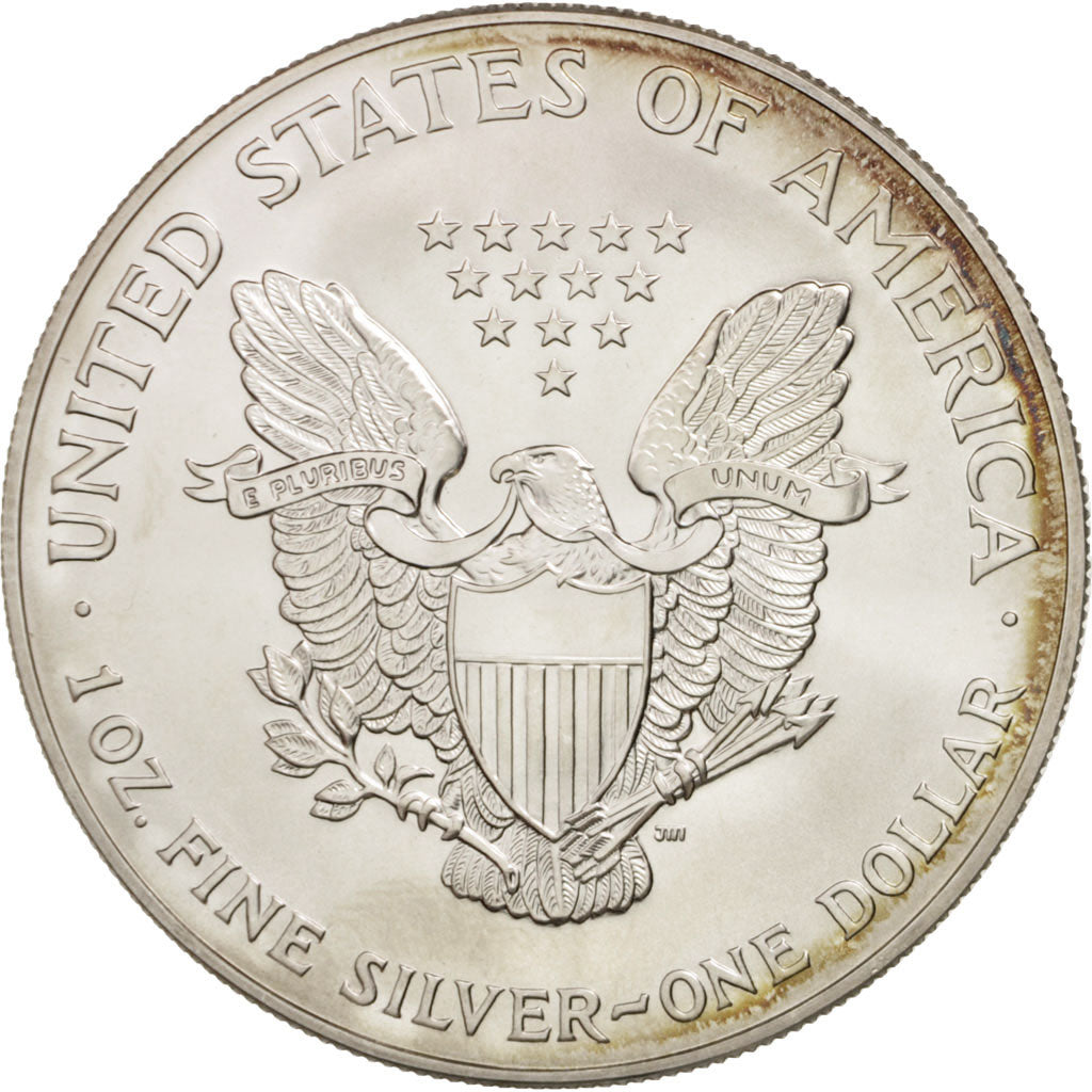 United States, Dollar, 2001, U.S. Mint, Philadelphia, MS(65-70), Silver, KM:273