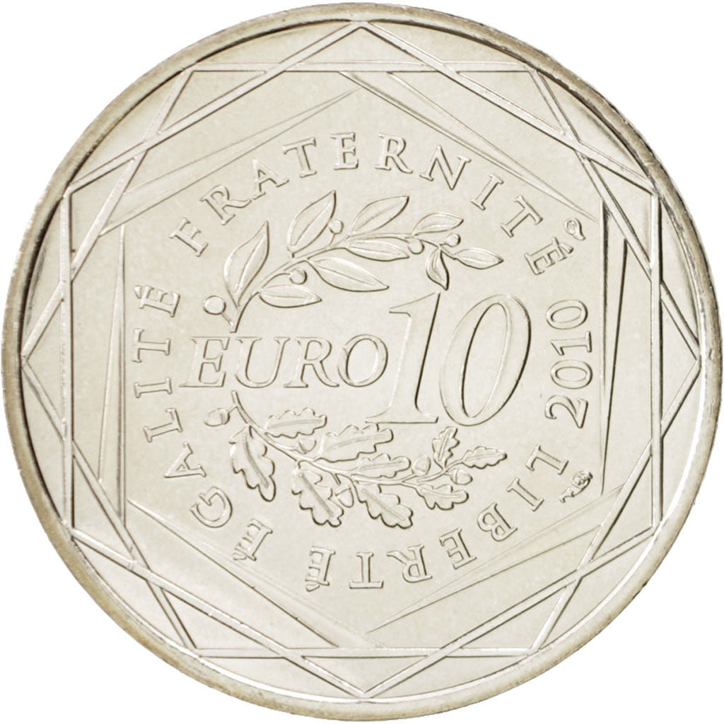 Coin, France, 10 Euro, 2010, MS(65-70), Silver, KM:1646