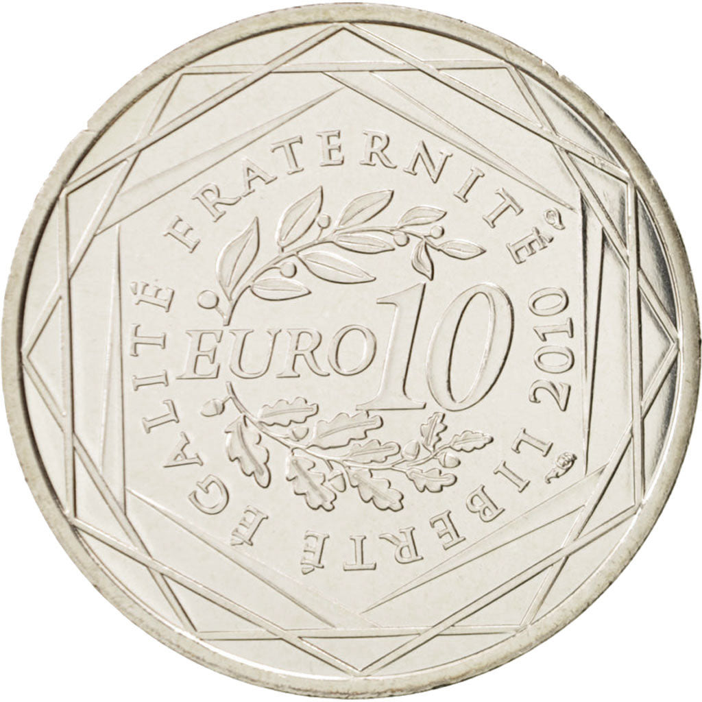 Coin, France, 10 Euro, 2010, MS(65-70), Silver, KM:1655