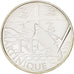 France, 10 Euro Martinique, 2010, MS(65-70), Silver, KM:1662