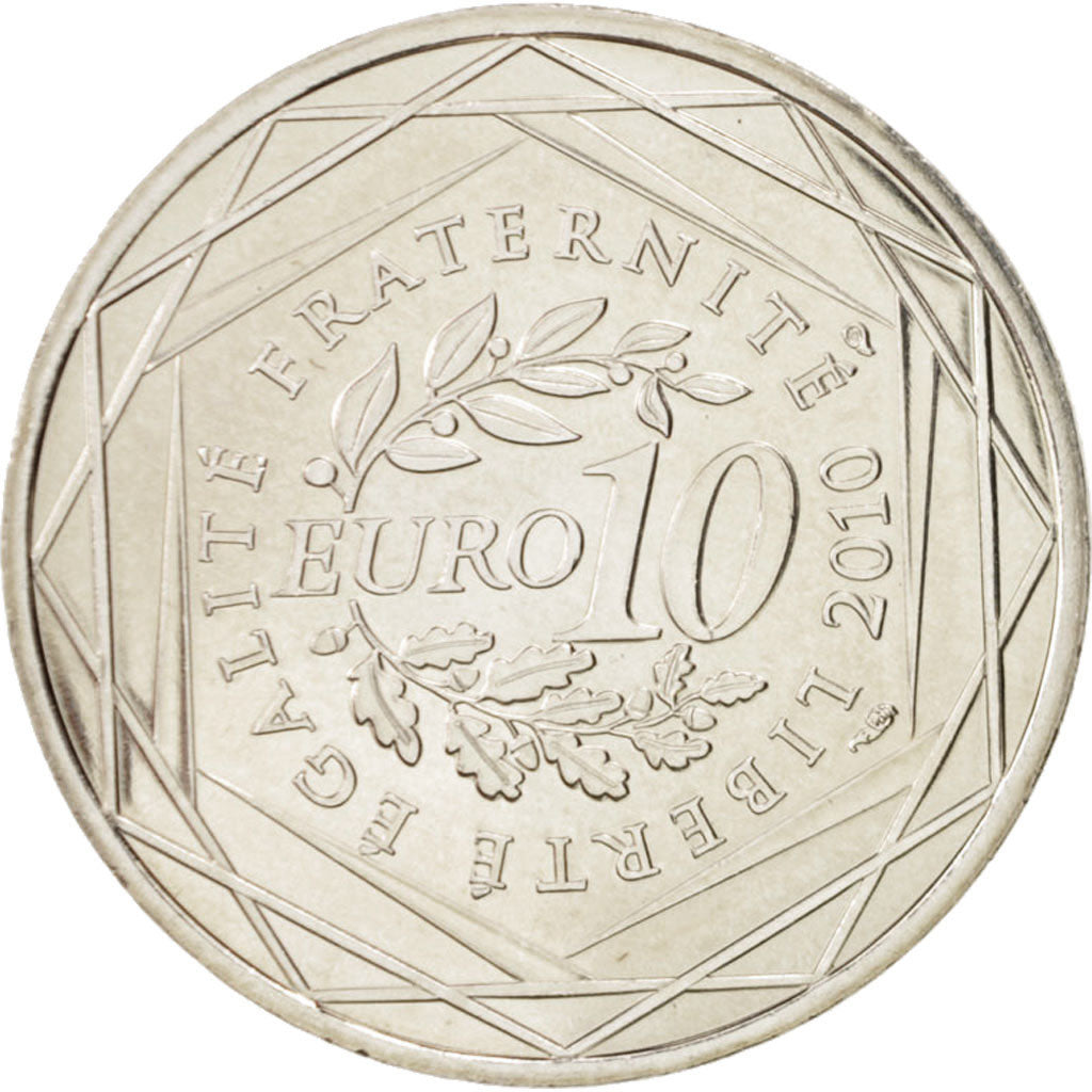 Coin, France, 10 Euro, 2010, MS(64), Silver, KM:1670