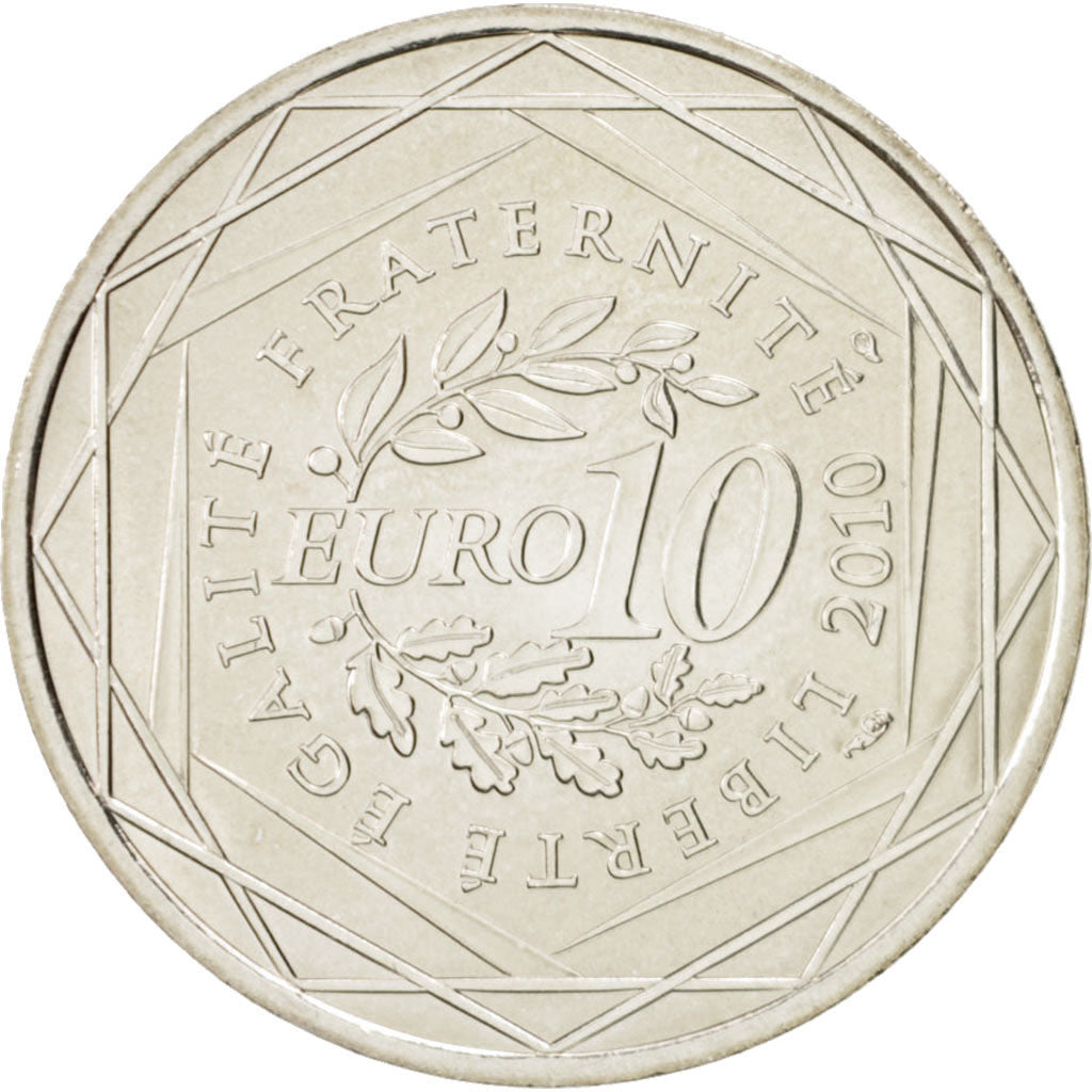 Coin, France, 10 Euro, 2010, MS(65-70), Silver, KM:1660