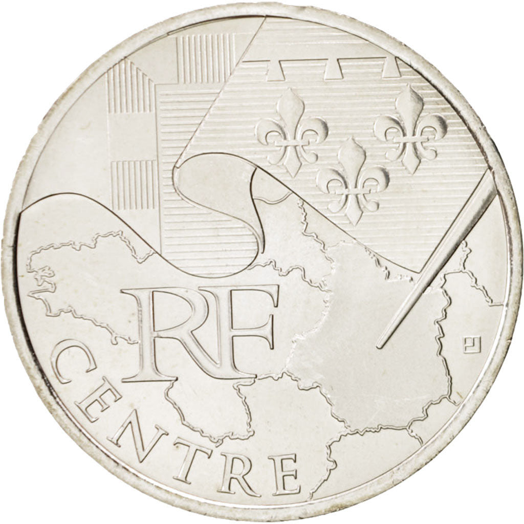 Munten, Frankrijk, 10 Euro, 2010, FDC, Zilver, KM:1650