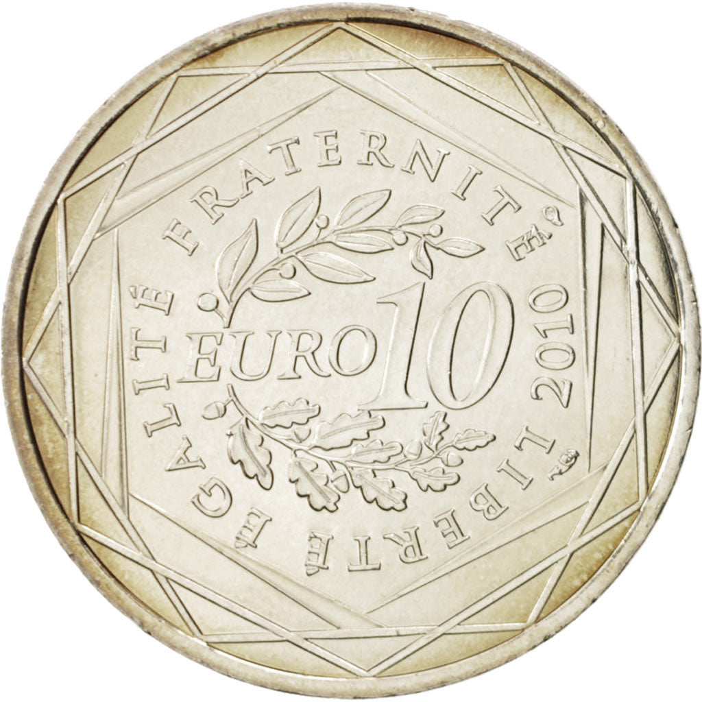 Coin, France, 10 Euro, 2010, MS(65-70), Silver, KM:1645