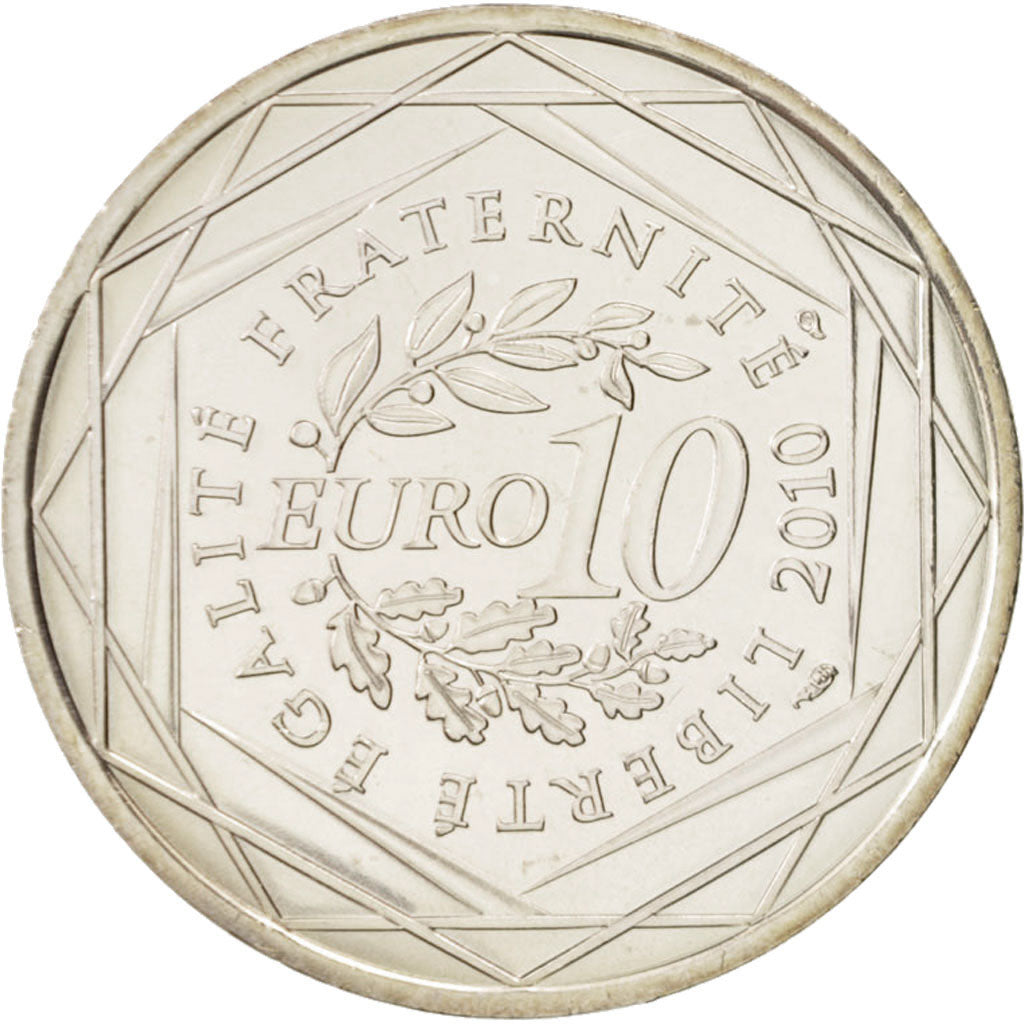 Coin, France, 10 Euro, 2010, MS(65-70), Silver, KM:1668
