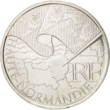 Frankreich, 10 Euro Haute-Normandie, 2010, STGL, Silber, KM:1656