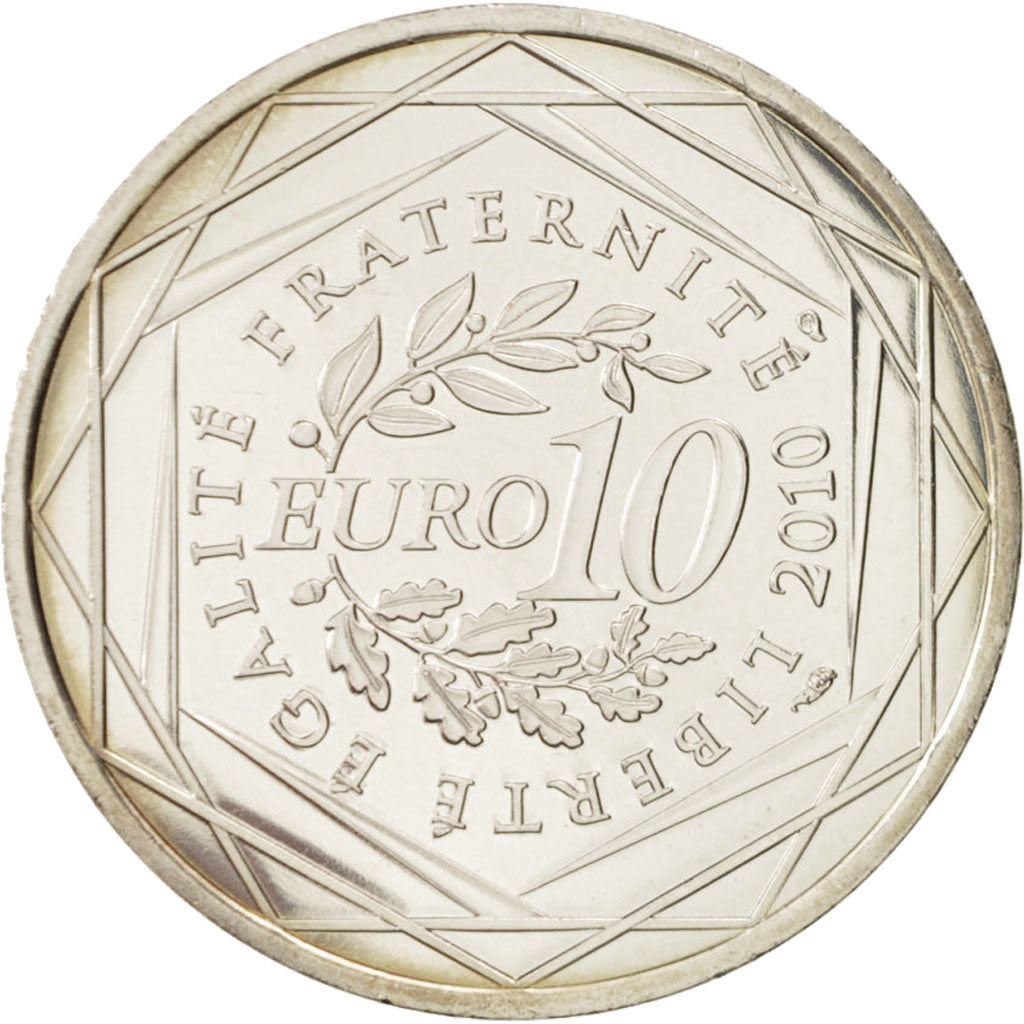 Coin, France, 10 Euro, 2010, MS(65-70), Silver, KM:1653