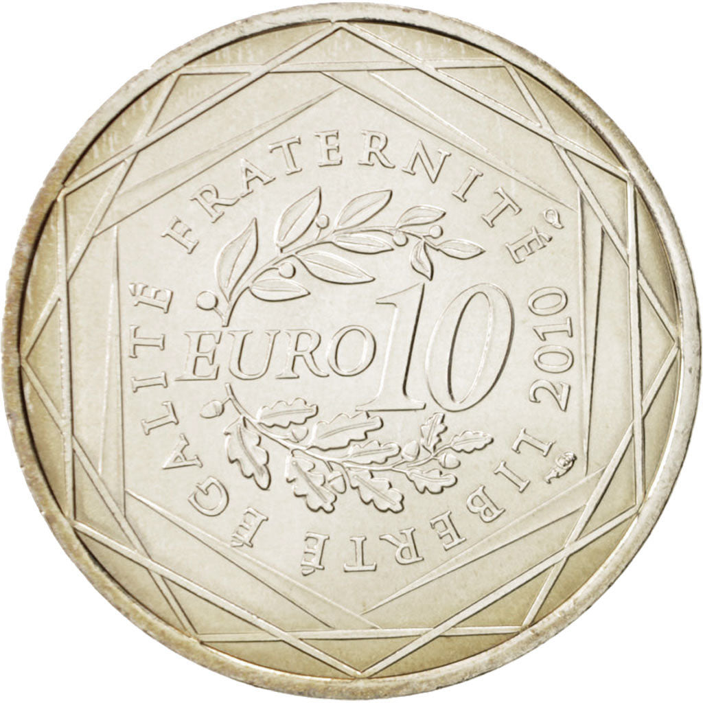 Coin, France, 10 Euro, 2010, MS(65-70), Silver, KM:1657
