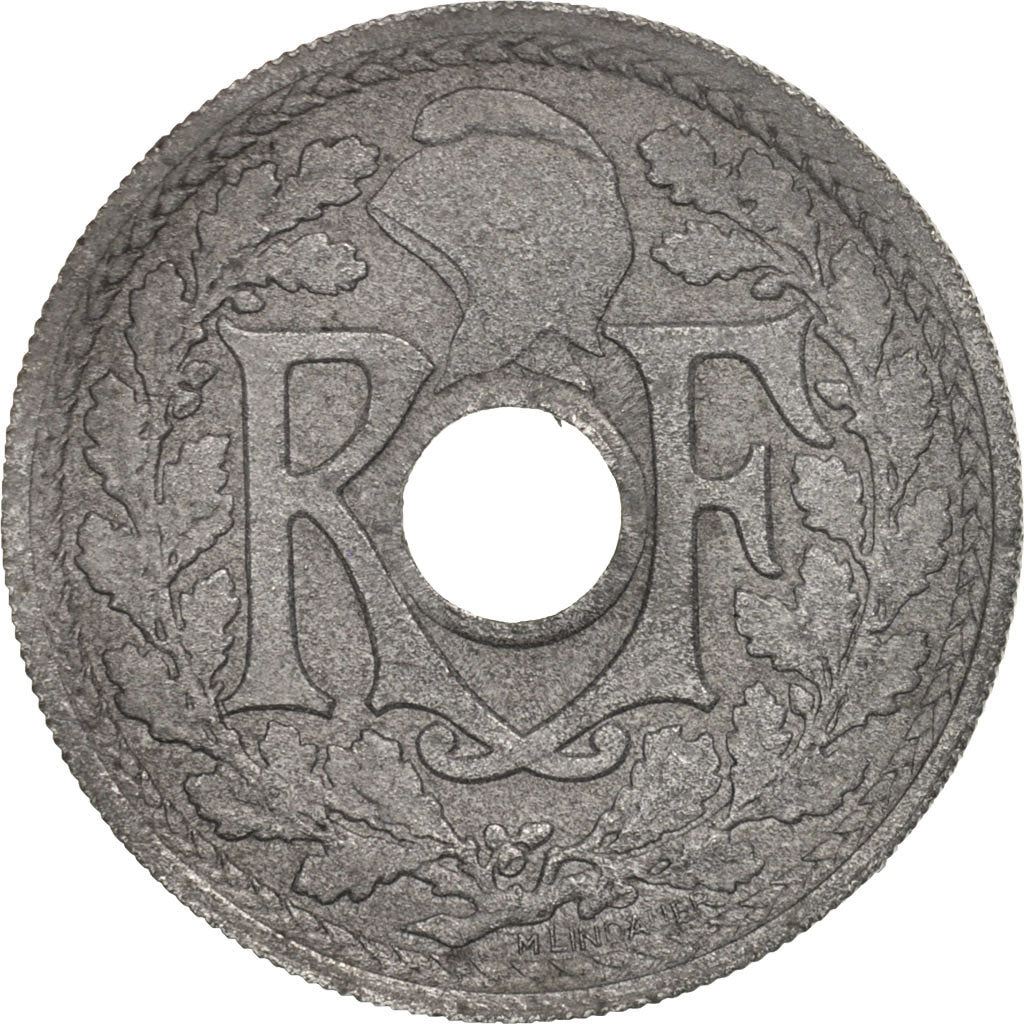 Monnaie, France, Lindauer, 20 Centimes, 1945, Beaumont - Le Roger, TTB, Zinc