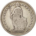 Switzerland, Franc, 1898, Bern, F(12-15), Silver, KM:24