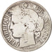 France, Cérès, 2 Francs, 1872, Bordeaux, F(12-15), Silver, KM:817.2