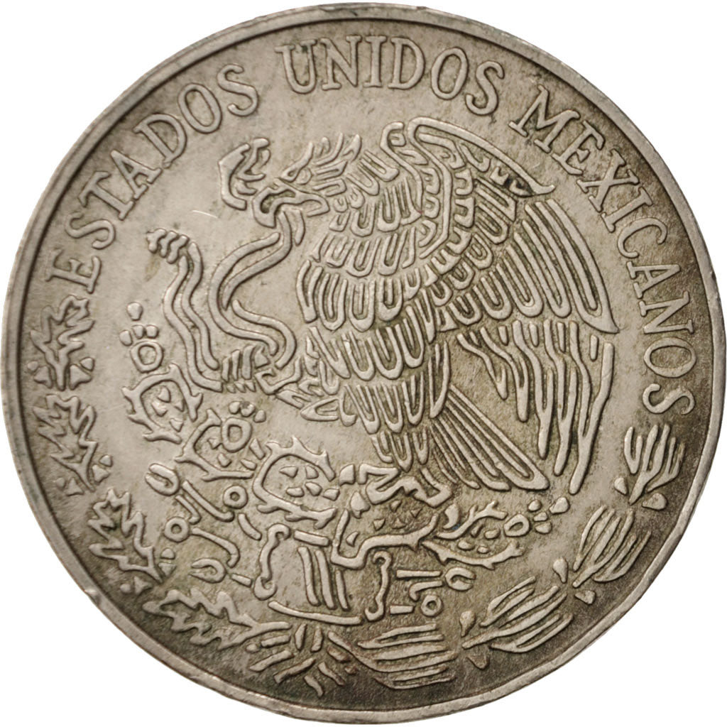 Moneda, México, 5 Pesos, 1971, Mexico City, MBC+, Cobre - níquel, KM:472