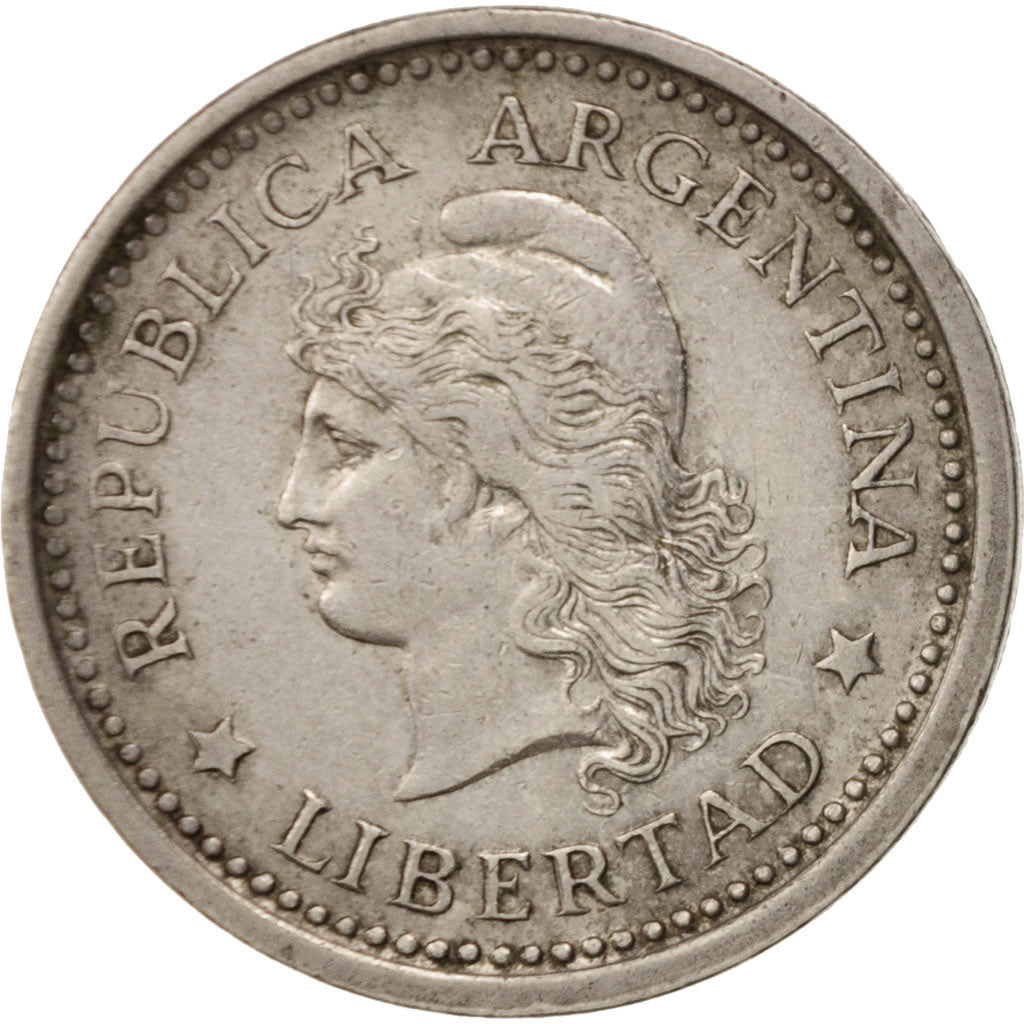 Moneta, Argentina, Peso, 1958, BB, Acciaio ricoperto in nichel, KM:57
