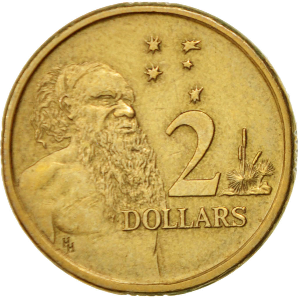 Australia, Elizabeth II, 2 Dollars, 1988, BB+, Alluminio-bronzo, KM:101