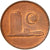 Moneta, Malesia, Sen, 1986, SPL-, Acciaio ricoperto in rame, KM:1a