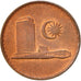 Coin, Malaysia, Sen, 1986, AU(55-58), Copper Clad Steel, KM:1a