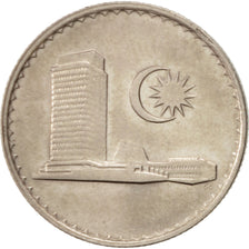 Malaysia, 10 Sen, 1983, Franklin Mint, AU(55-58), Copper-nickel, KM:3