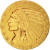 United States, Indian Head, $5, 1909, Denver, AU(50-53), Gold, KM:129