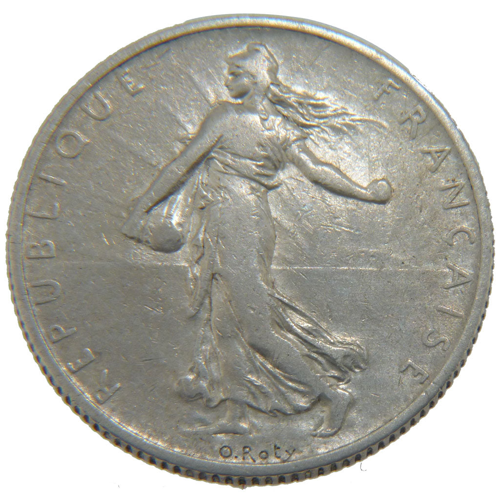 FRANCE, Semeuse, 2 Francs, 1901, Paris, KM #845.1, VF(30-35), Silver, 27,...