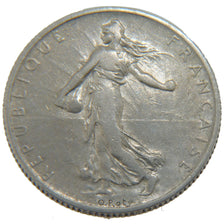 FRANCE, Semeuse, 2 Francs, 1901, Paris, KM #845.1, VF(30-35), Silver, 27,...